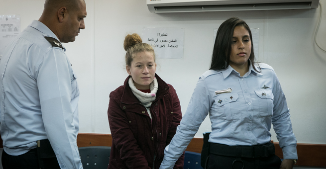 Provokateurin: Ahed Tamimi (16).