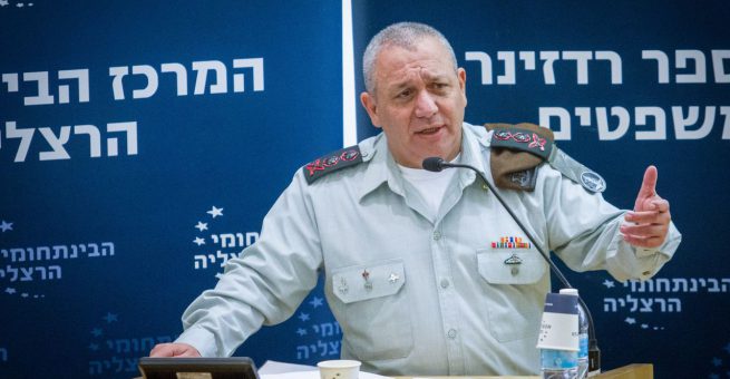 Eisenkot: „Krieg mit Gaza könnte dieses Jahr ausbrechen“