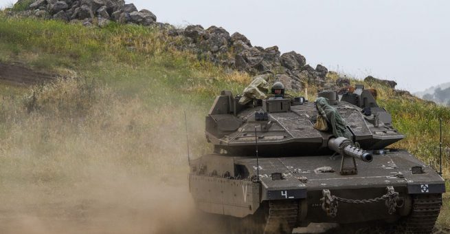 Israelische Militärpräsenz auf den Golanhöhen