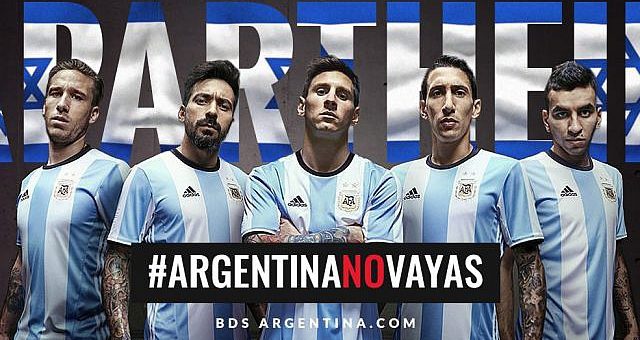 Die Stars aus Argentinien kicken nicht in Israel.