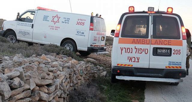 Rettungswagen von Magen David Adom eilen zu einem Einsatz. Symbolbild. Quelle: Magen David Adom.